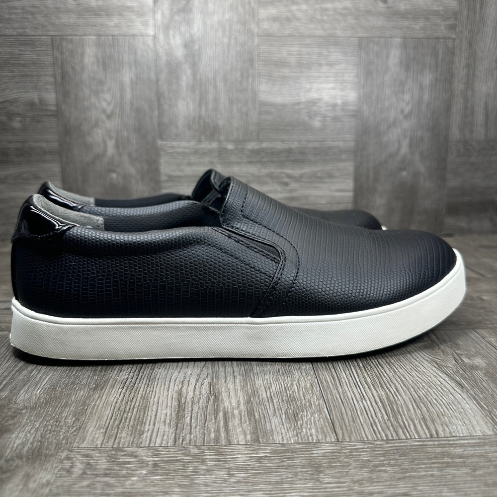 Dr. Scholl's Madison Slip On‎ Sneakers Womens 7.5 Black Casual NEW